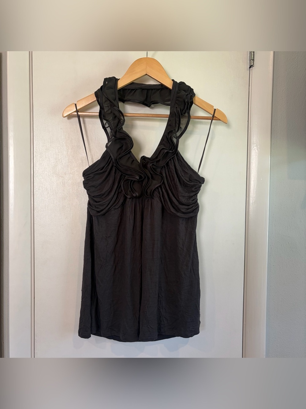 Express Y2K Halter Top. NWT. Size: Large. Color: Gray. 2011 Collection.